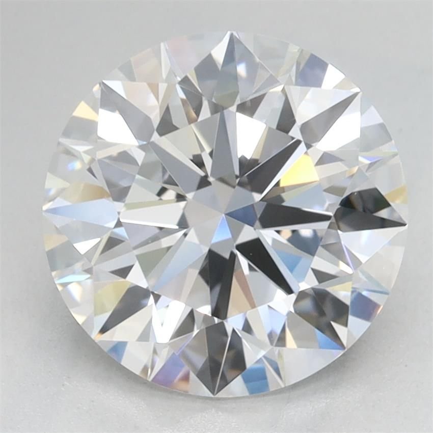 2.67ct D VVS1 Rare Carat Ideal Cut Round Lab Grown Diamond