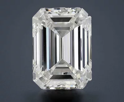 8.02ct H VVS2 Rare Carat Ideal Cut Emerald Diamond