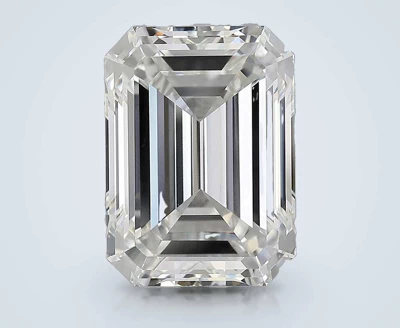 8.02ct H VVS2 Rare Carat Ideal Cut Emerald Diamond