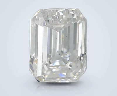 1.41ct E SI1 Rare Carat Ideal Cut Emerald Lab Grown Diamond