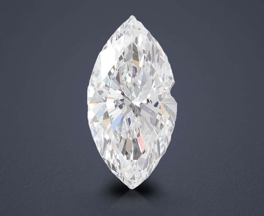 2.10ct D FL Rare Carat Ideal Cut Marquise Lab Grown Diamond