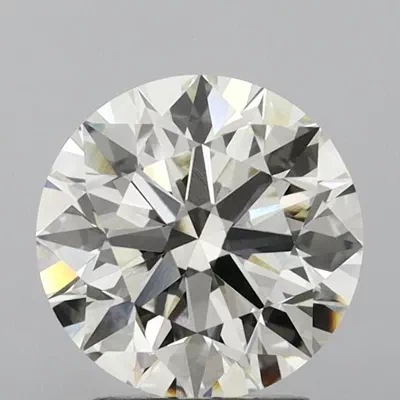 3.27ct I VVS2 Excellent Cut Round Lab Grown Diamond