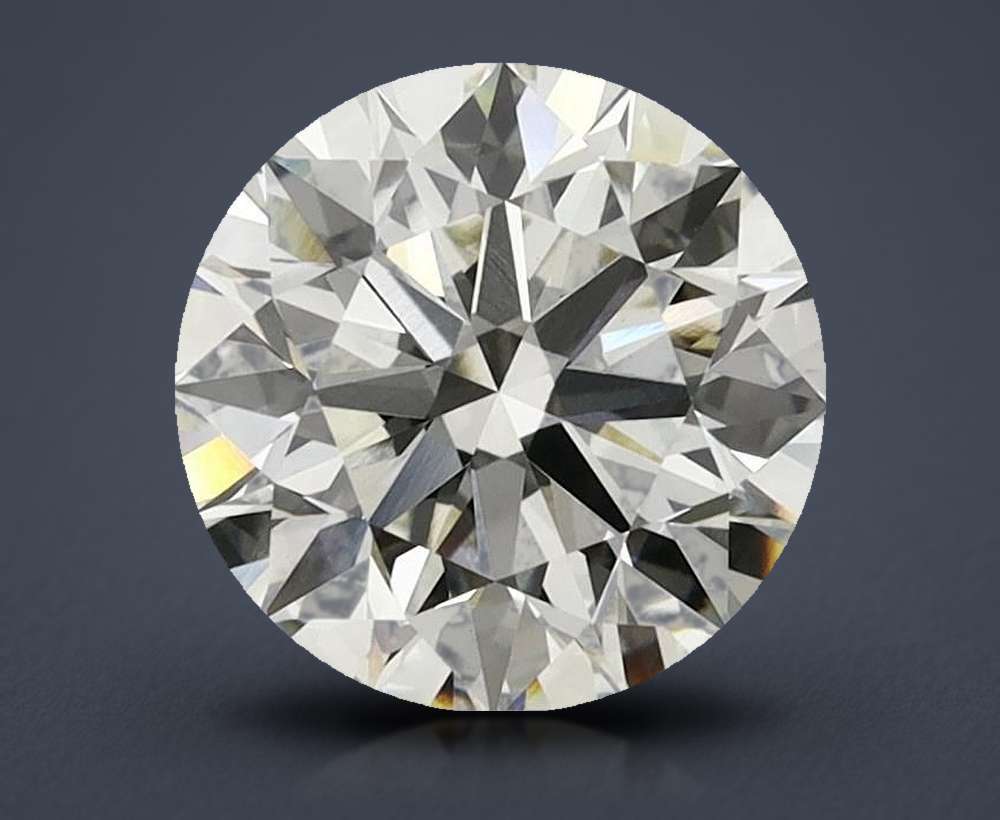 3.27ct I VVS2 Excellent Cut Round Lab Grown Diamond