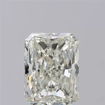 3.09ct J SI2 Very Good Cut Radiant Diamond