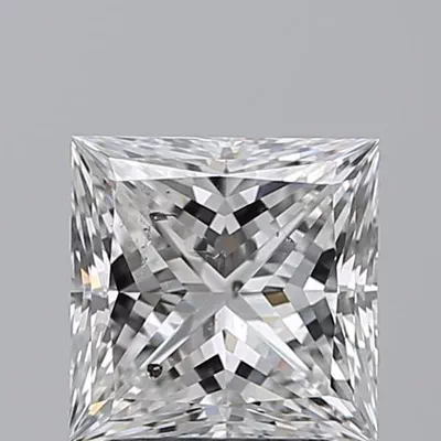 2.03ct E SI2 Excellent Cut Princess Diamond