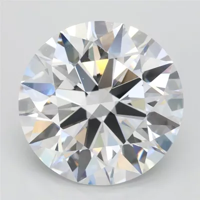 3.73ct D FL Rare Carat Ideal Cut Round Lab Grown Diamond