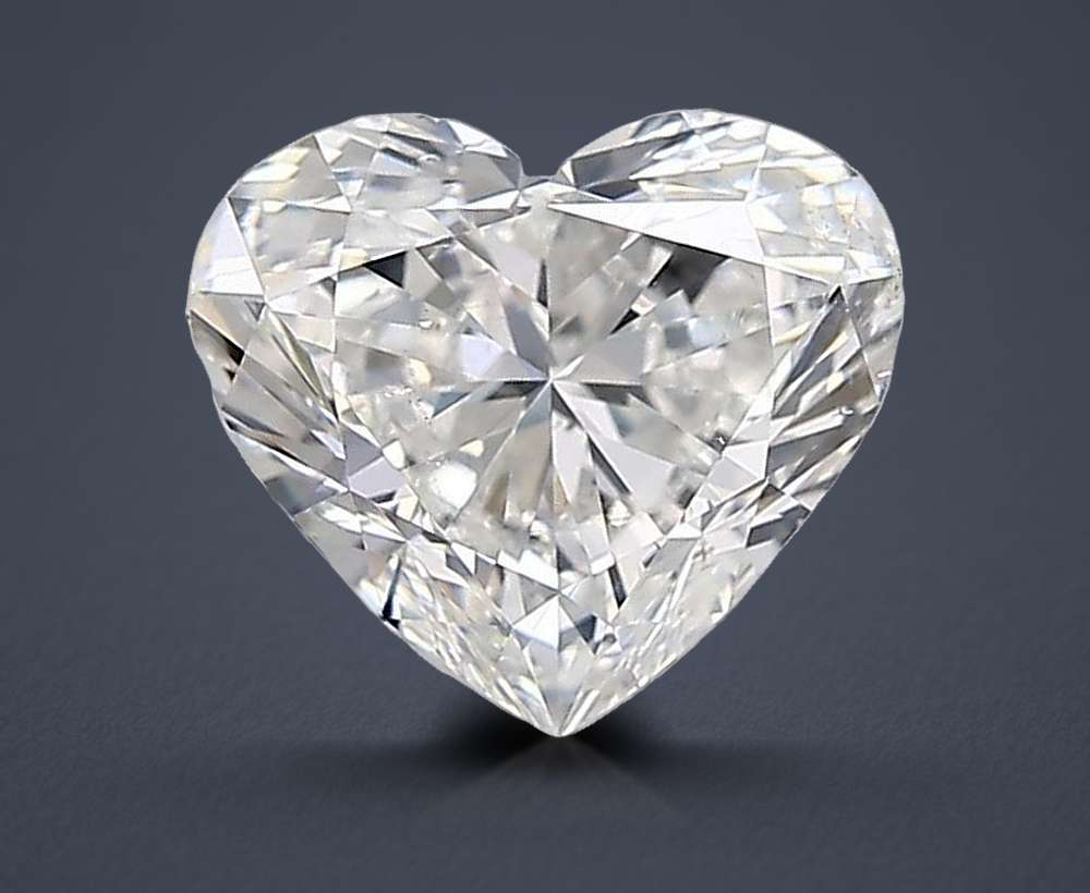 1.52ct I SI1 Rare Carat Ideal Cut Heart Diamond