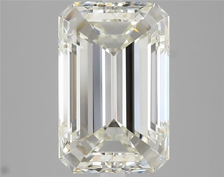 5.02ct J VVS2 Rare Carat Ideal Cut Emerald Diamond