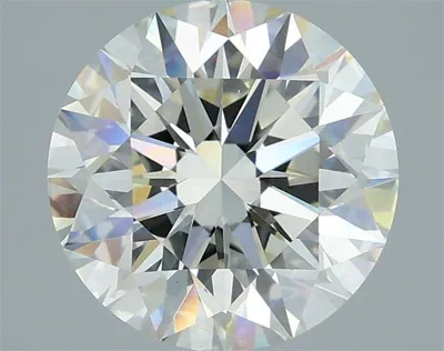 3.11ct H VVS2 Excellent Cut Round Lab Grown Diamond