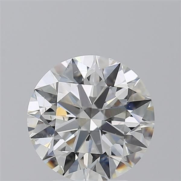 3.03ct H SI2 Rare Carat Ideal Cut Round Diamond