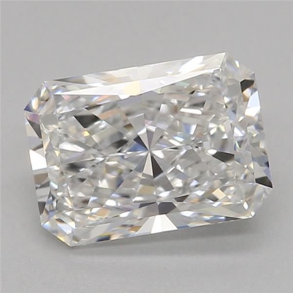 1.05ct D VVS2 Rare Carat Ideal Cut Radiant Lab Grown Diamond