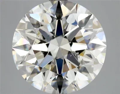 4.51ct I SI2 Rare Carat Ideal Cut Round Diamond