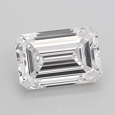 2.05ct E VS1 Rare Carat Ideal Cut Emerald Lab Grown Diamond