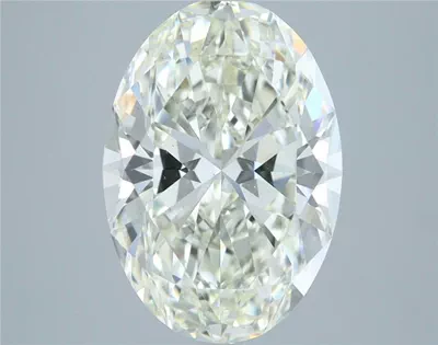 4.01ct J SI1 Rare Carat Ideal Cut Oval Diamond