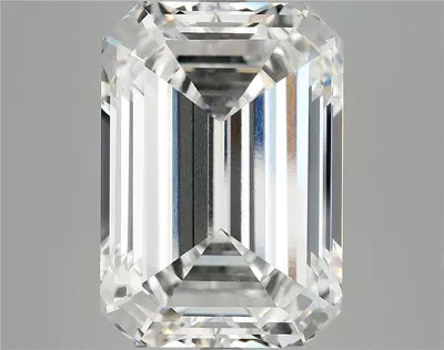 13.36ct F VVS2 Rare Carat Ideal Cut Emerald Lab Grown Diamond