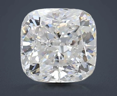 0.97ct D VVS2 Rare Carat Ideal Cut Cushion Lab Grown Diamond