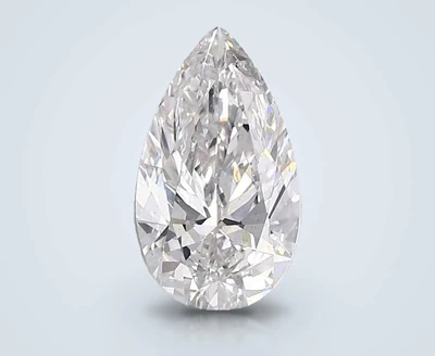 3.02ct F VS2 Rare Carat Ideal Cut Pear Lab Grown Diamond