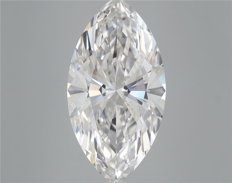 5.05ct F VS2 Rare Carat Ideal Cut Marquise Lab Grown Diamond