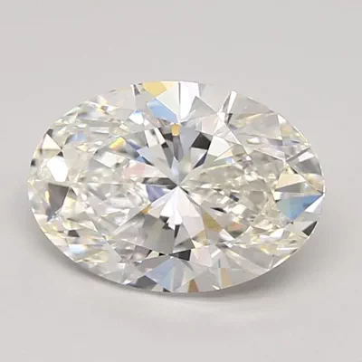 3.03ct F VVS2 Very Good Cut Oval Lab Grown Diamond