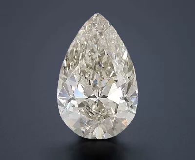 5.01ct K SI2 Rare Carat Ideal Cut Pear Diamond