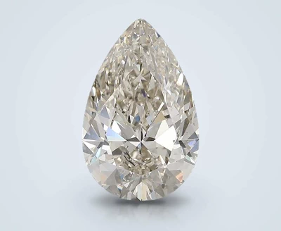 5.01ct K SI2 Rare Carat Ideal Cut Pear Diamond