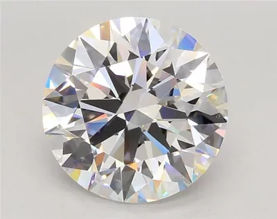 5.56ct E VVS2 Rare Carat Ideal Cut Round Lab Grown Diamond
