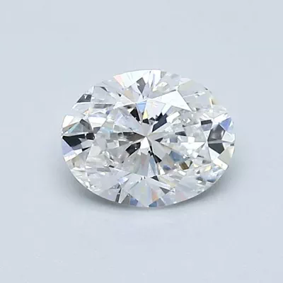 0.76ct D SI2 Very Good Cut Oval Diamond