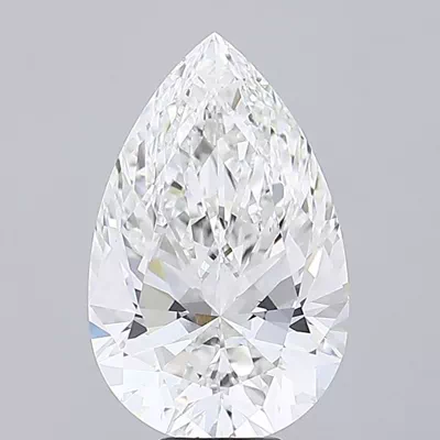 10.09ct F VVS2 Rare Carat Ideal Cut Pear Lab Grown Diamond