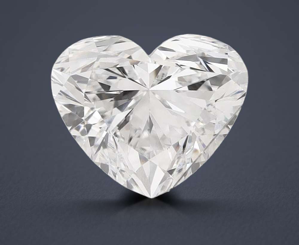 1.54ct D VVS2 Very Good Cut Heart Lab Grown Diamond