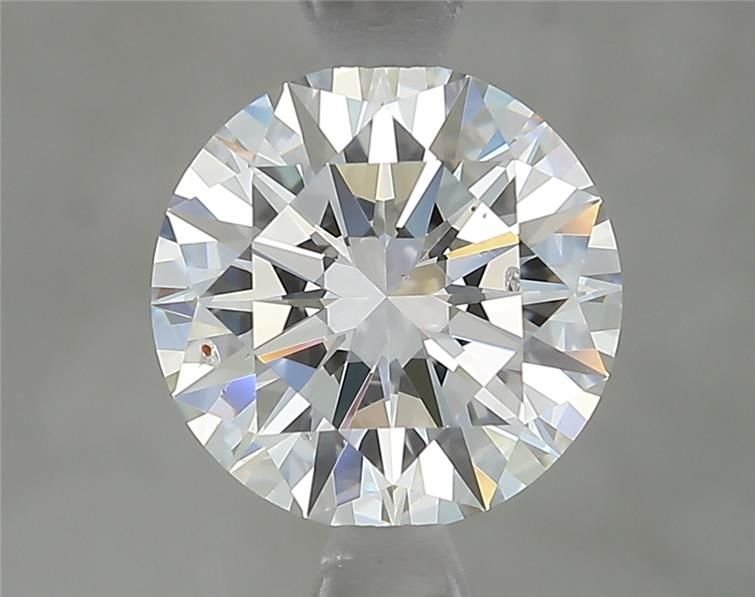 2.43ct D SI2 Rare Carat Ideal Cut Round Diamond