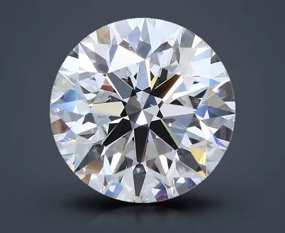 6.30ct F VS1 Rare Carat Ideal Cut Round Diamond