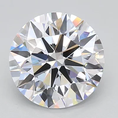 2.52ct D VVS1 Rare Carat Ideal Cut Round Lab Grown Diamond