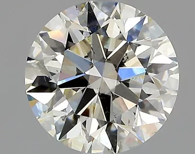 2.12ct K SI1 Rare Carat Ideal Cut Round Diamond