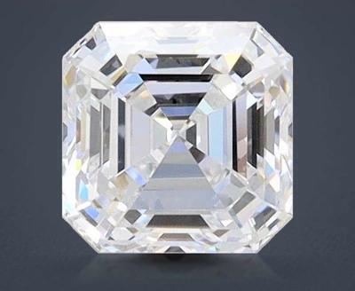 1.02ct D IF Rare Carat Ideal Cut Asscher Lab Grown Diamond