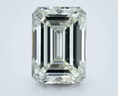 10.05ct I SI1 Rare Carat Ideal Cut Emerald Diamond