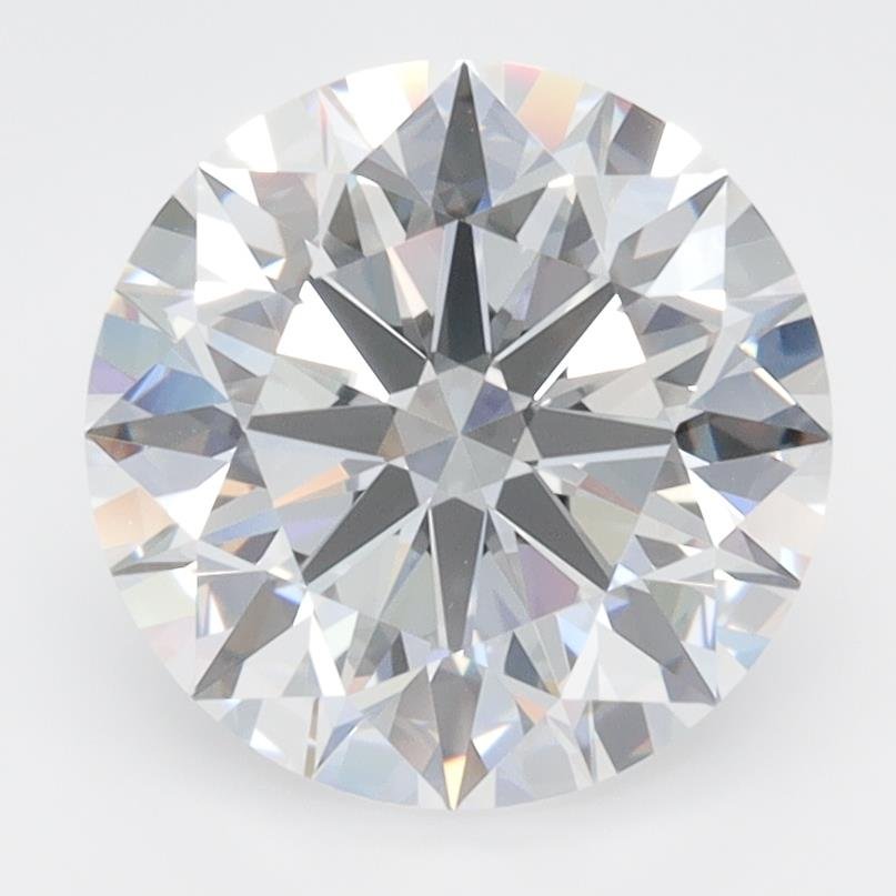 3.05ct D VVS2 Rare Carat Ideal Cut Round Lab Grown Diamond