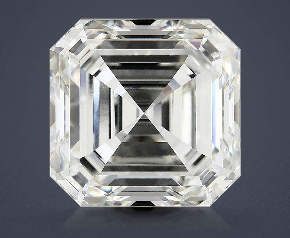 10.64ct G VVS2 Excellent Cut Asscher Lab Grown Diamond