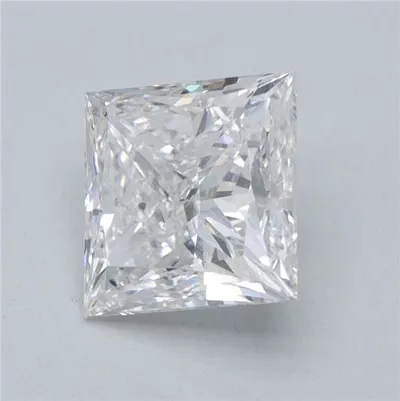 1.62ct F VVS1 Rare Carat Ideal Cut Princess Lab Grown Diamond