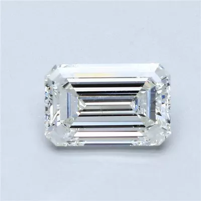 2.01ct I VS2 Rare Carat Ideal Cut Emerald Diamond