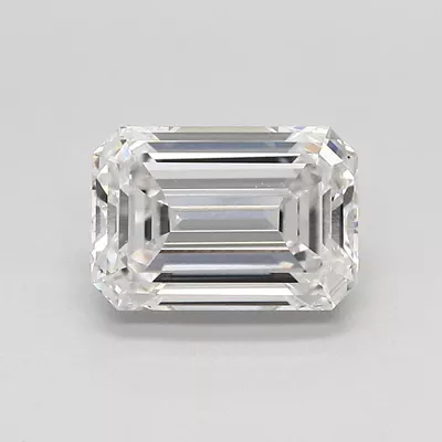 1.72ct F VS1 Rare Carat Ideal Cut Emerald Lab Grown Diamond