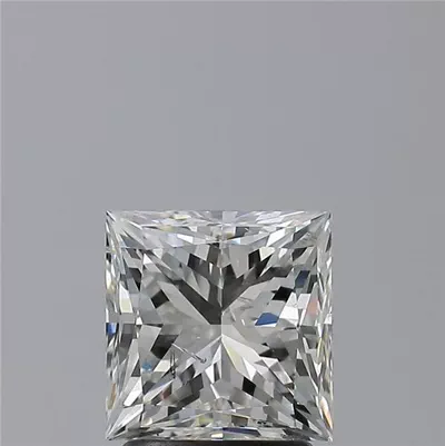 2.22ct J SI2 Good Cut Princess Diamond
