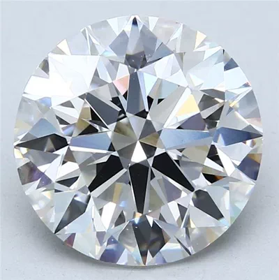 6.02ct E VVS2 Rare Carat Ideal Cut Round Lab Grown Diamond