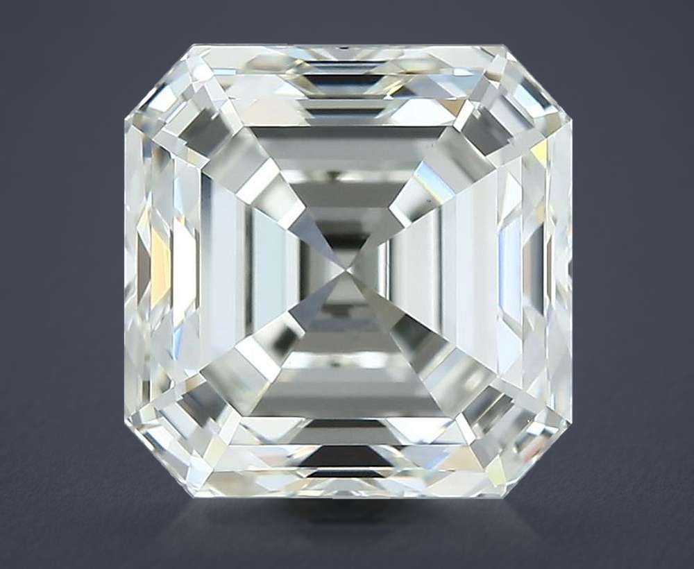 3.03ct I VS1 Rare Carat Ideal Cut Asscher Diamond