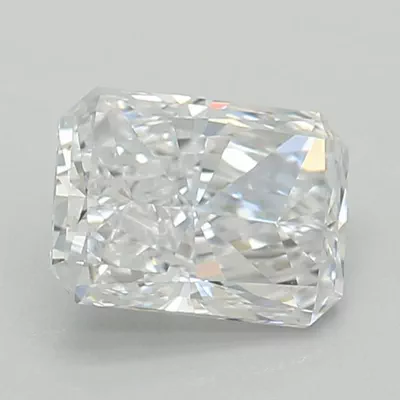 0.57ct D VVS2 Very Good Cut Radiant Lab Grown Diamond