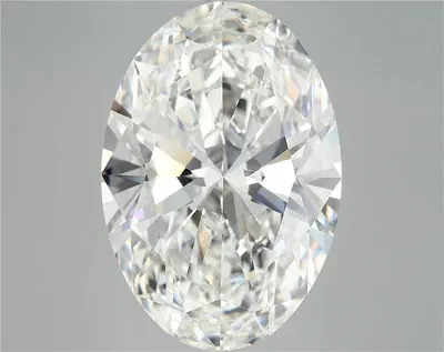 11.09ct F VVS2 Rare Carat Ideal Cut Oval Lab Grown Diamond