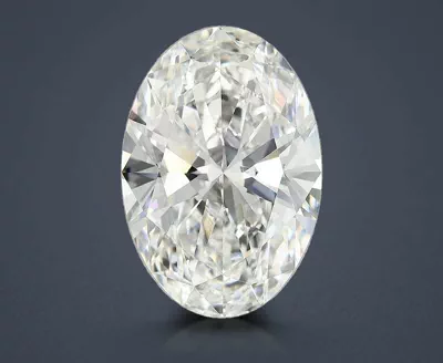 11.09ct F VVS2 Rare Carat Ideal Cut Oval Lab Grown Diamond