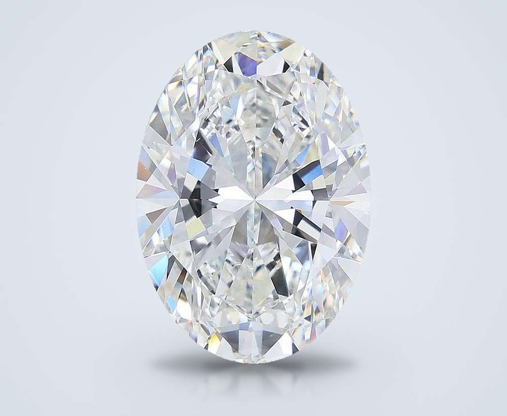 12.06ct F VS1 Rare Carat Ideal Cut Oval Lab Grown Diamond
