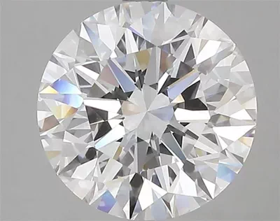 2.57ct D FL Rare Carat Ideal Cut Round Diamond