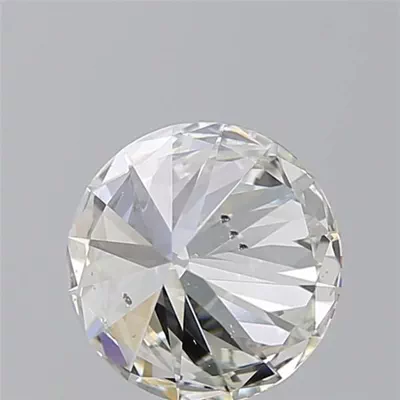 3.02ct I SI2 Rare Carat Ideal Cut Round Diamond