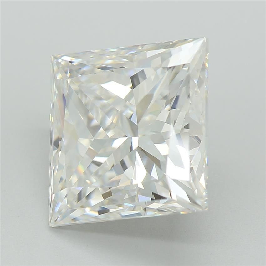 4.05ct E VVS2 Rare Carat Ideal Cut Princess Lab Grown Diamond